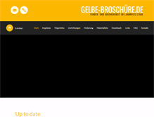 Tablet Screenshot of gelbe-broschuere.de